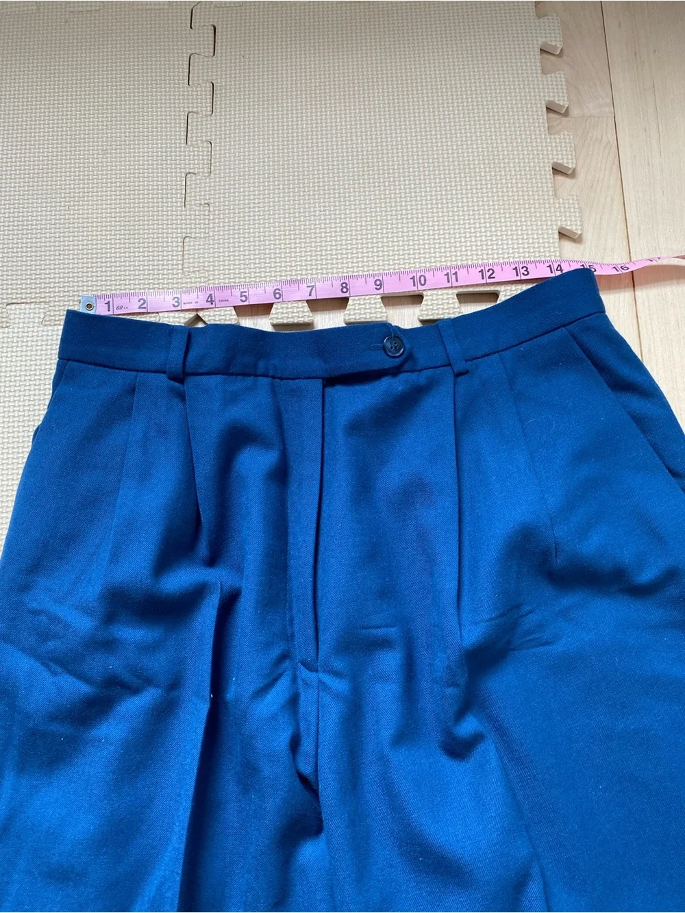 Talbots Classic Double-Breasted Navy Blazer & Trousers Set Size 16